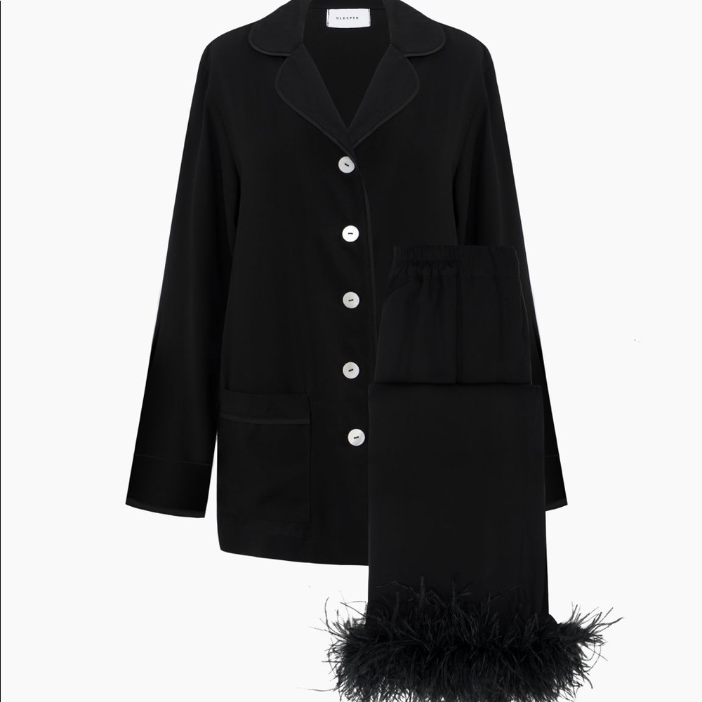 Sleeper Party Pajamas Black